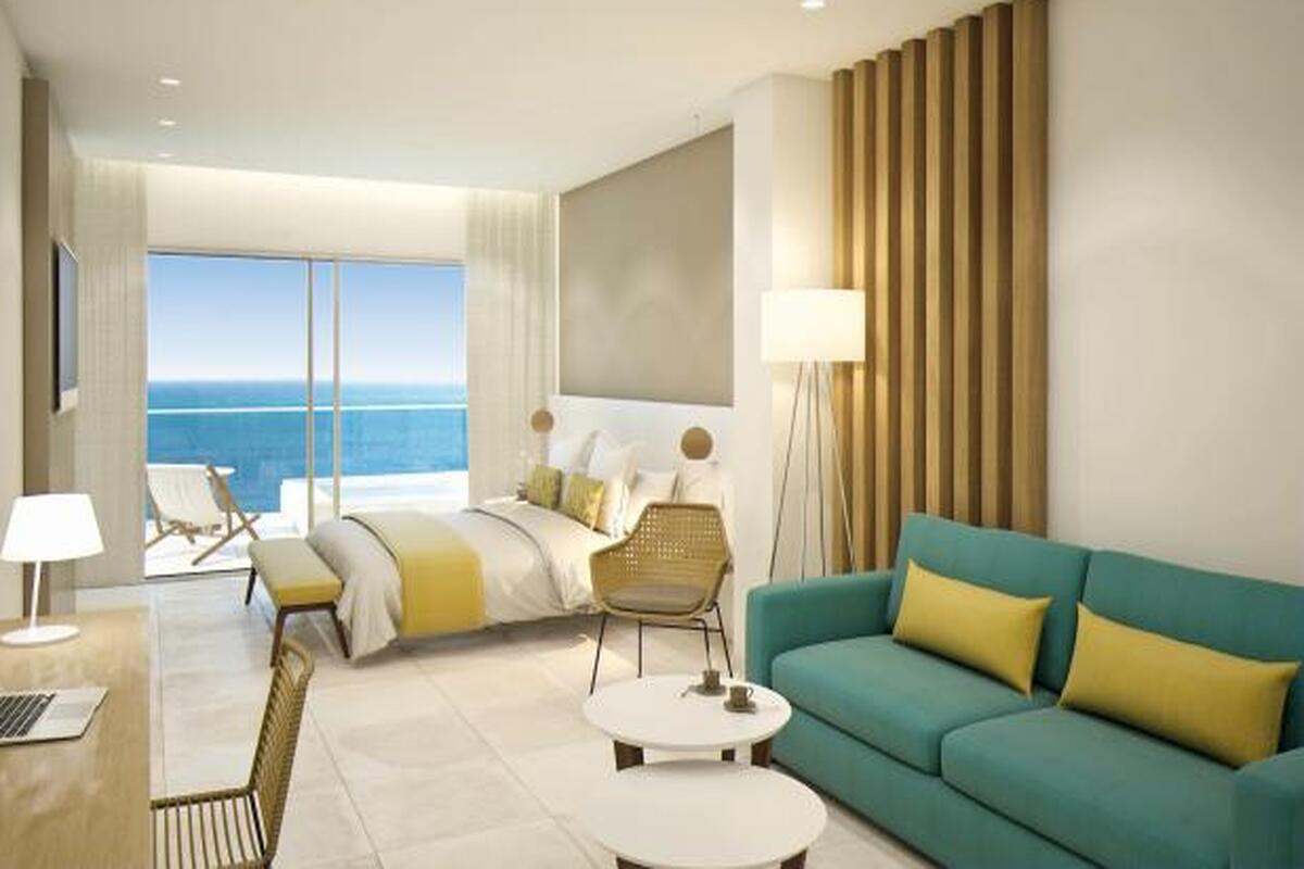 De moderne kamers van Riviera Playa