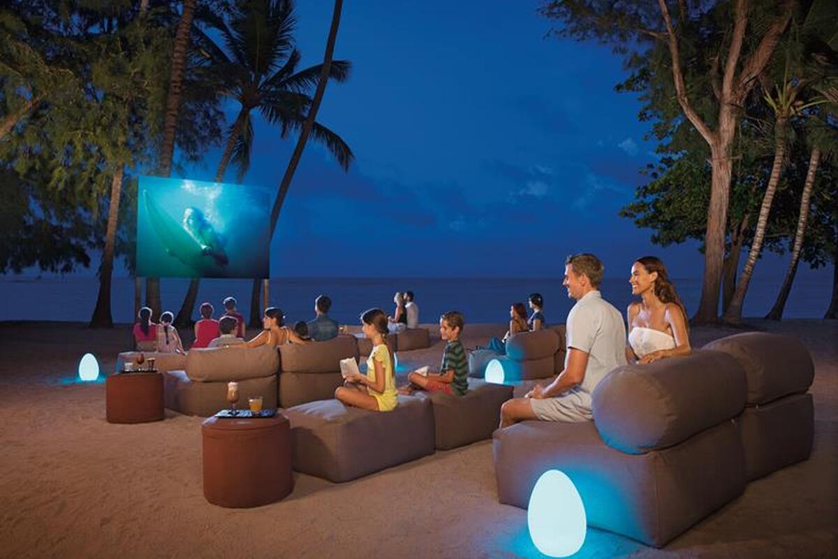Filmavond op het Sunscape Dominican Beach hotel