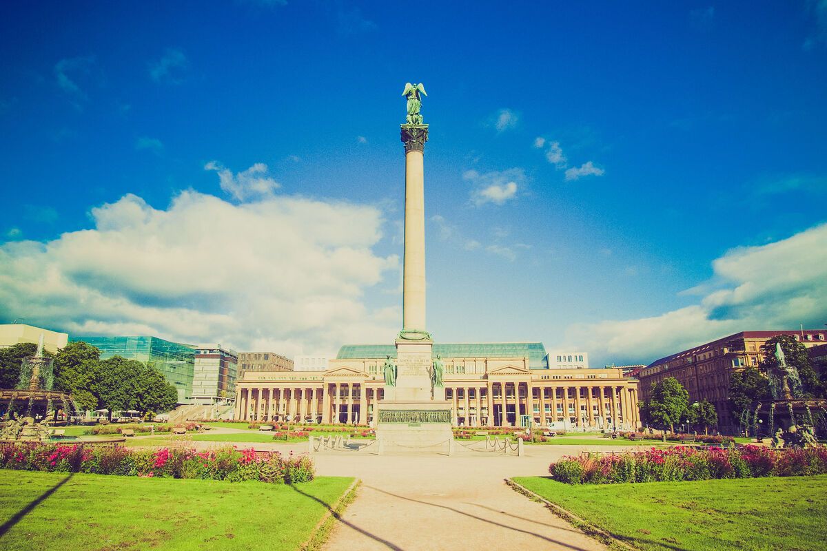 Schlossplatz kasteelplein Stuttgart