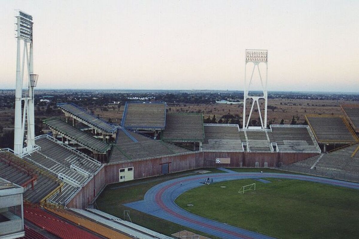 Losse tribunevakken van Mmabatho Stadion