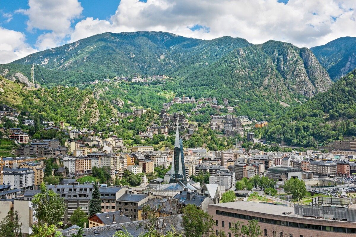 Andorra la Vella, de hoofdstad van Andorra
