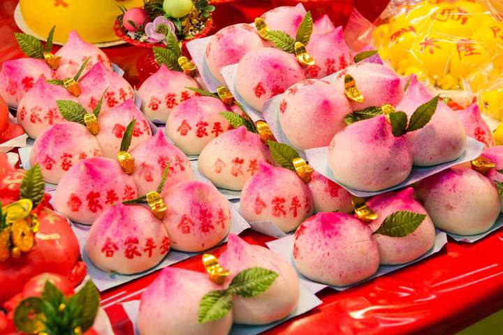 Traditionele perzikbroodjes