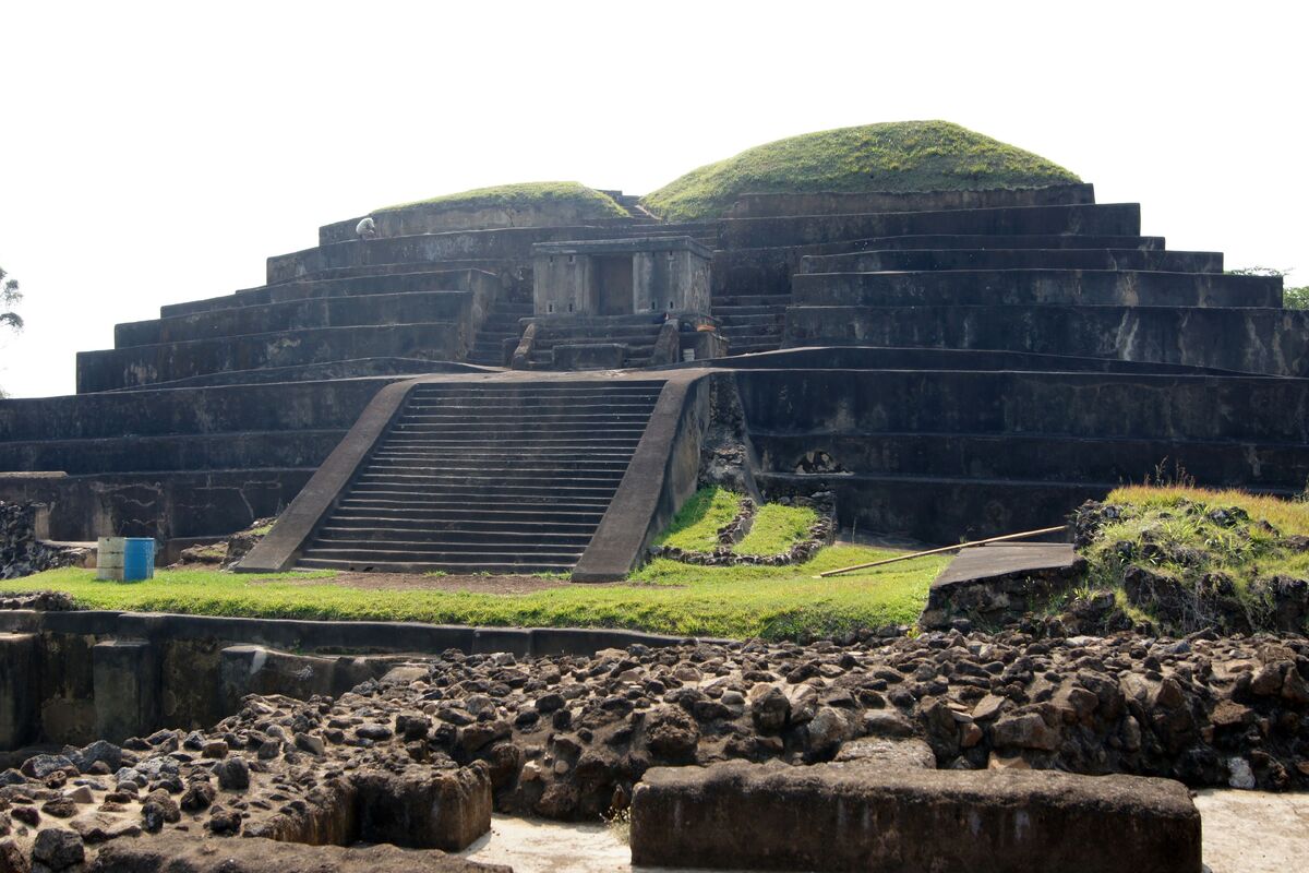 Maya pyramide in Tazumal