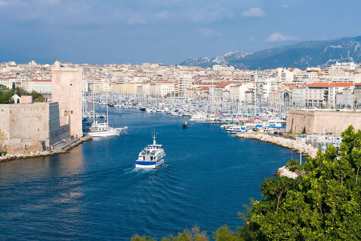 Oude haven van Marseille, Frankrijk