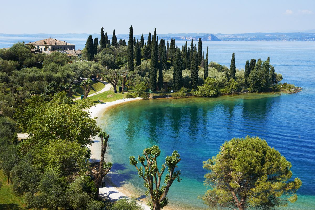 Een camping aan het Gardameer