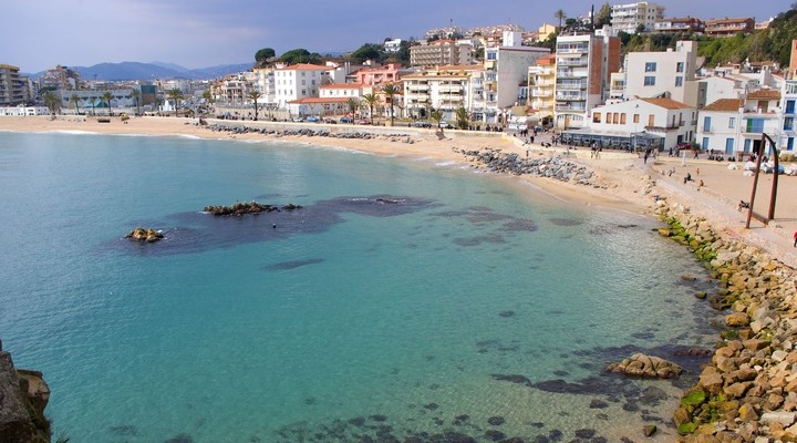 Strand Blanes - Spanje