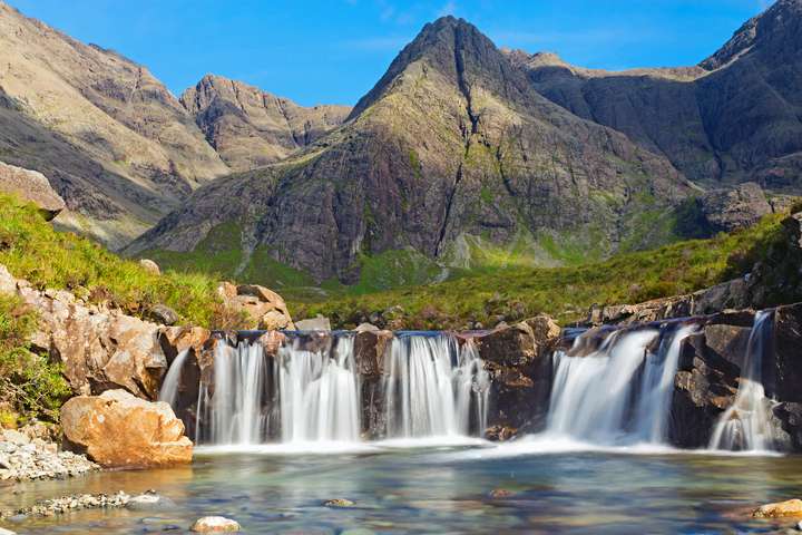 Fairy Pools op Isle of Skye