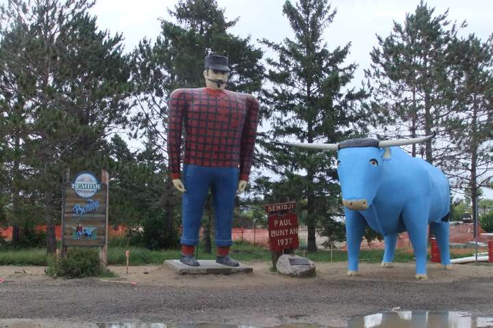 Paul Bunyan en zijn os Babe