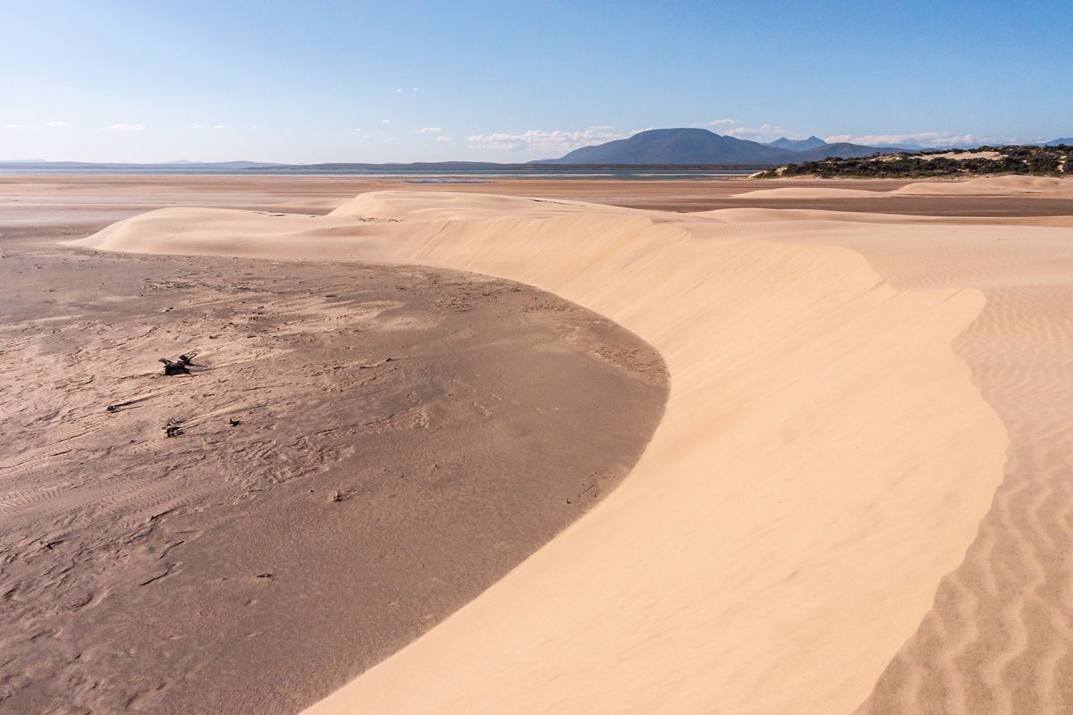 Woestijn in het zuiden van Madagaskar