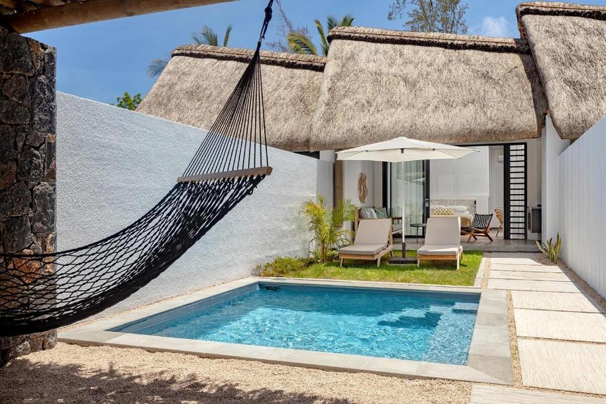 Uw privé tuin wanneer u kiest voor de villa kamer