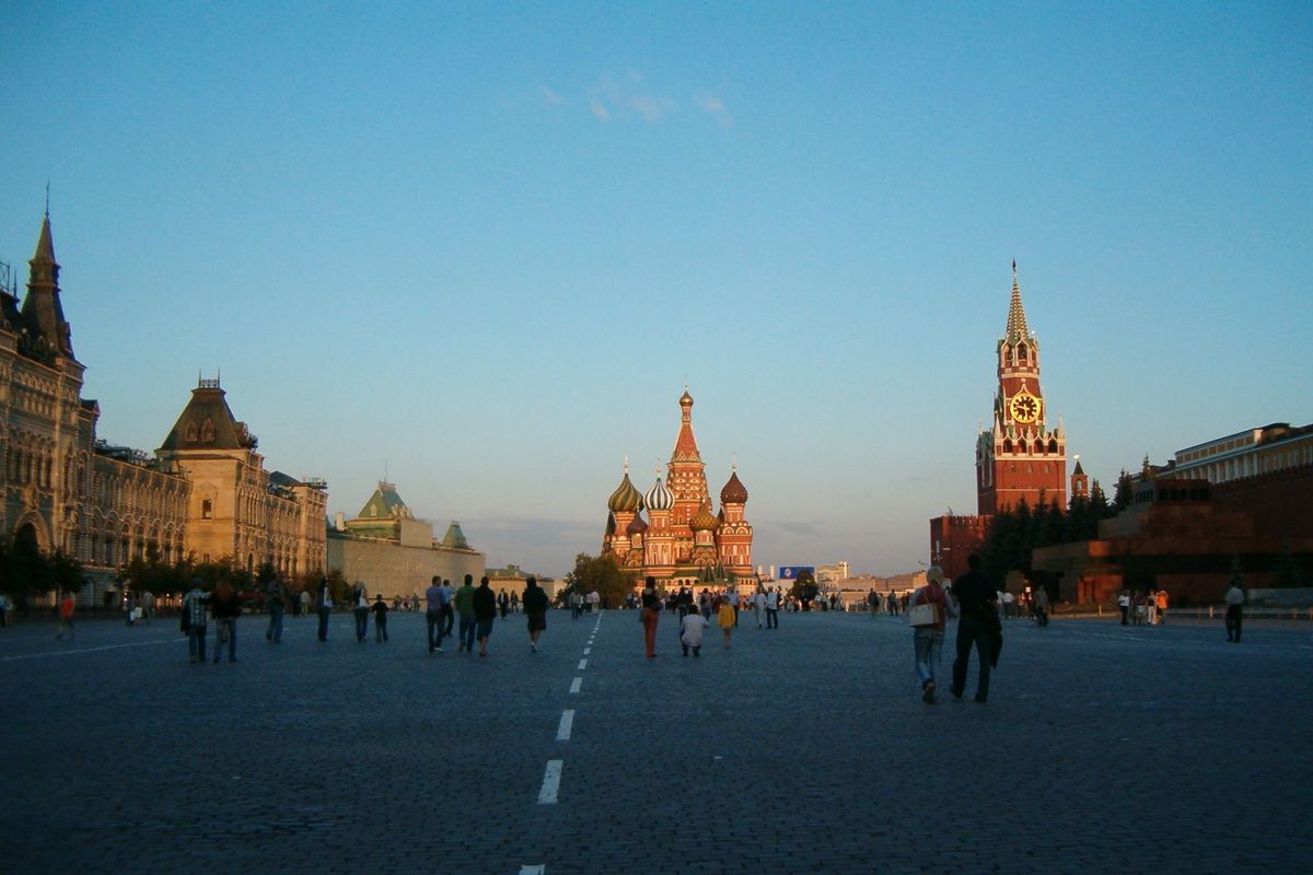 Rode plein Moskou, stedentrip Rusland