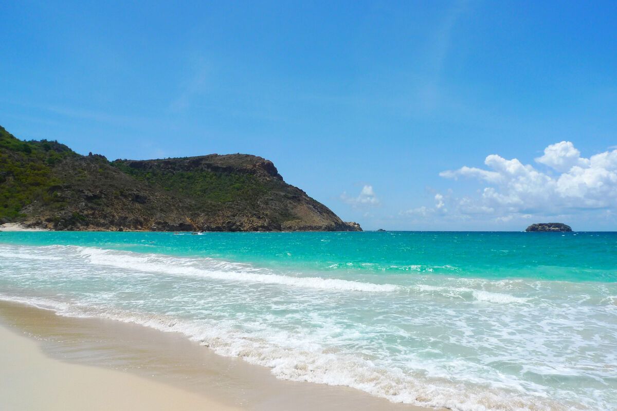 Saline strand van St. Barth