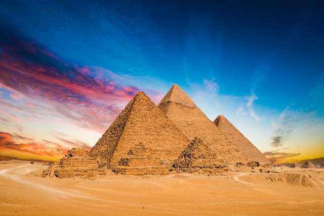 Waar vind je de piramiden in Egypte?