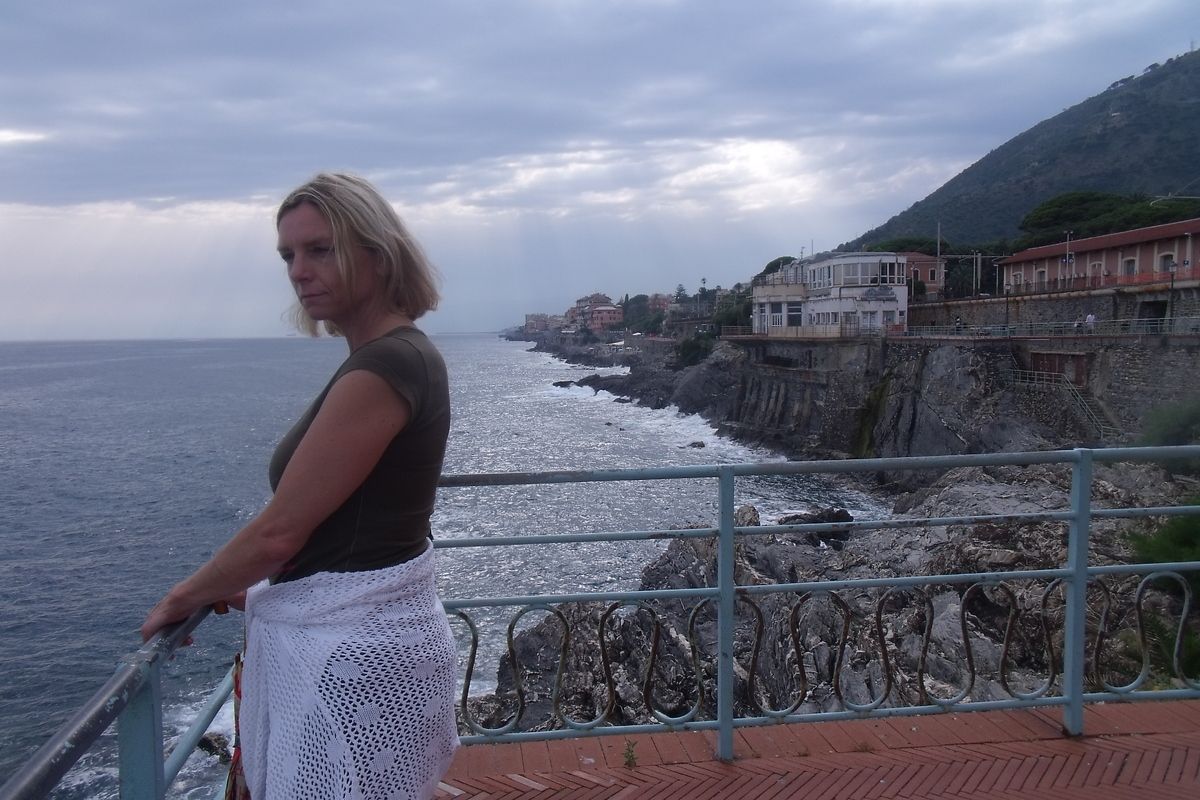 Genieten van de rust in Nervi, het buitengebied van Genua