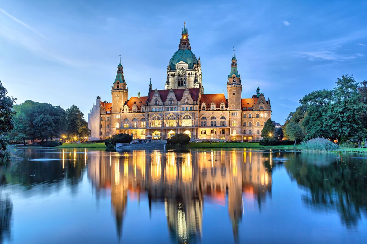 Het gemeentehuis in Hannover