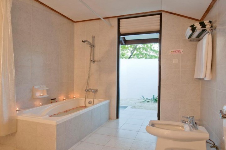 badkamer van de bungalow