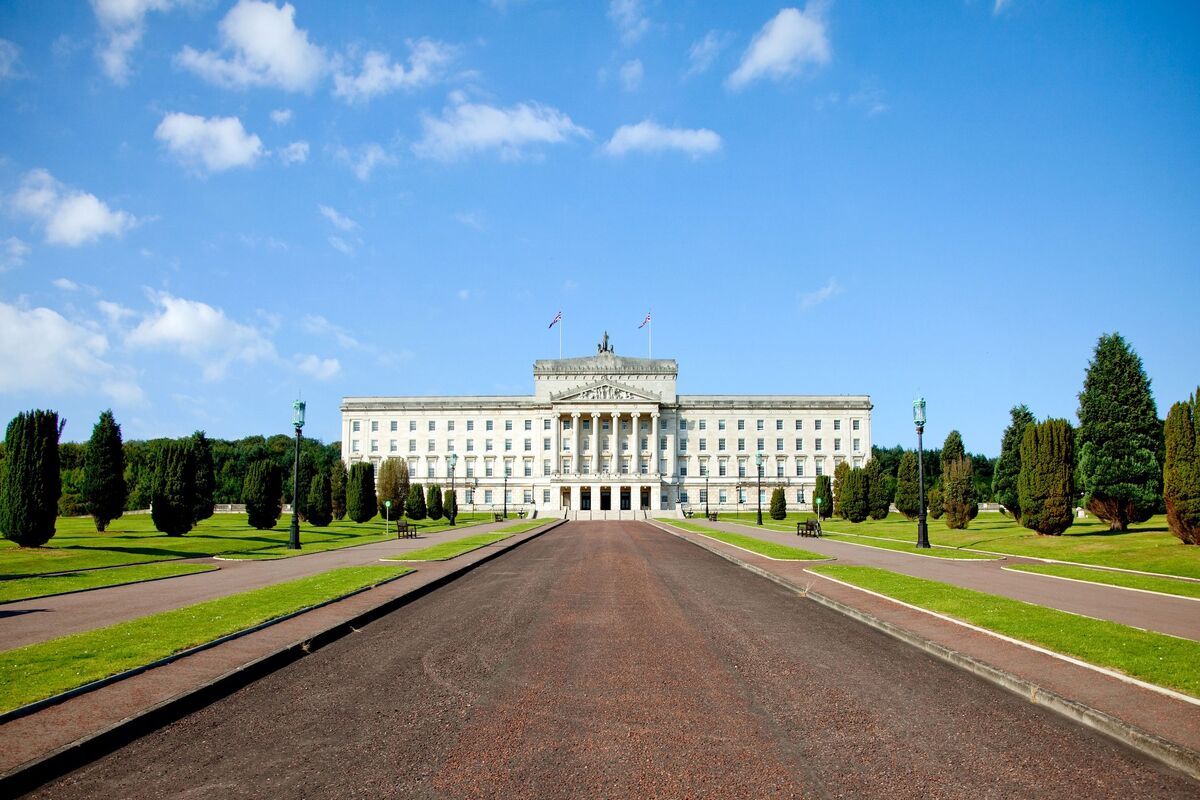 Parlementsgebouw Stormont Belfast Ierland