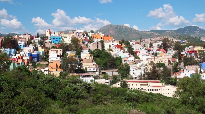 Kleurrijke stad Guanajuato, Mexico