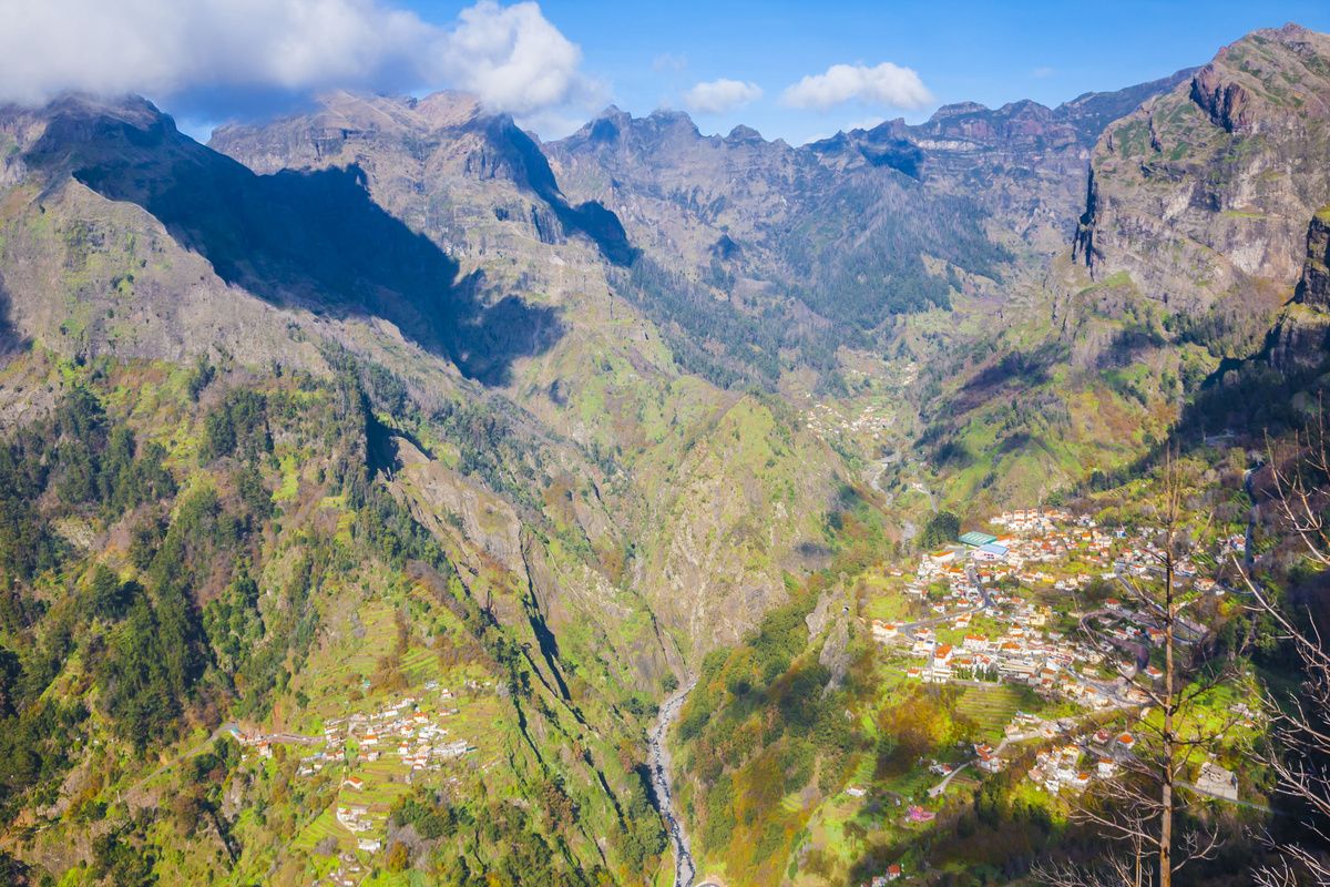 Bergachtige landschap van Madeira