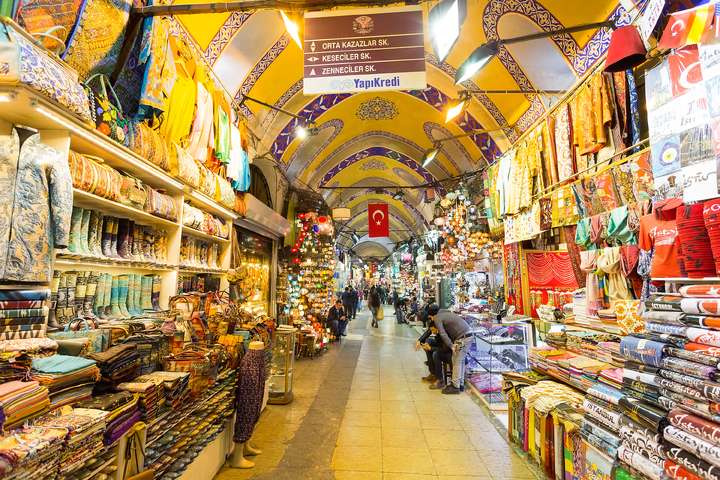 De Grote Bazaar in Istanbul