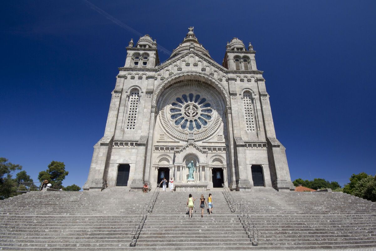 Santa Luza basiliek, Viana do Castelo, Portugal