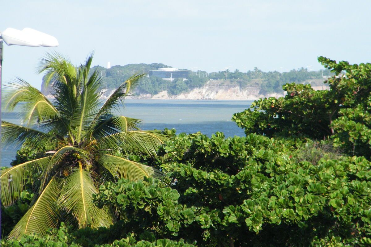 Prachtig uitzicht op zee vanaf Kaapverdi