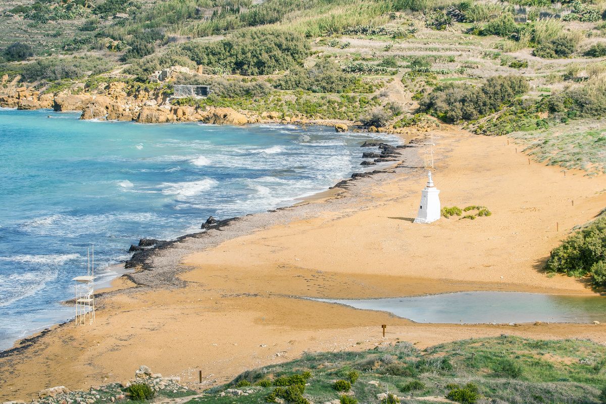 Strand op Malta