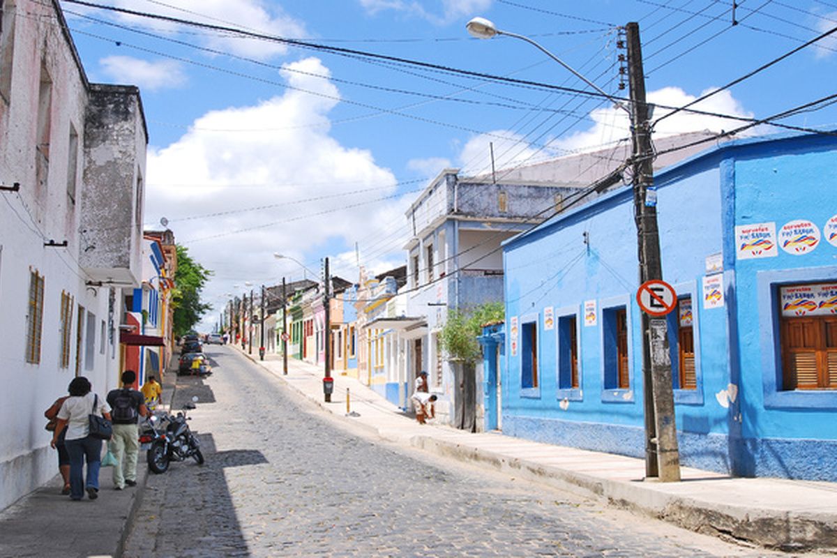 Kleurrijke huizen in Olinda