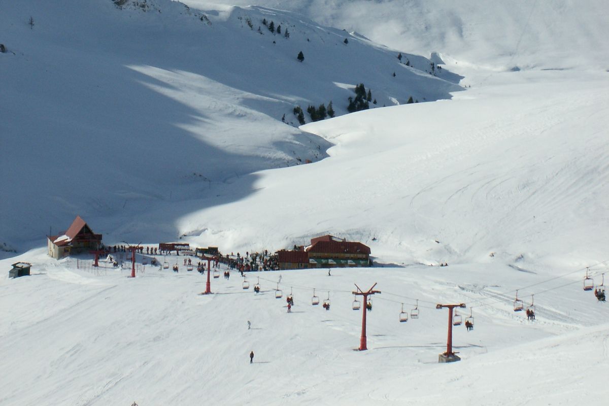 Wintersportgebied in Roemeni�