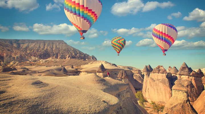 Ballonvaart boven Cappadoci