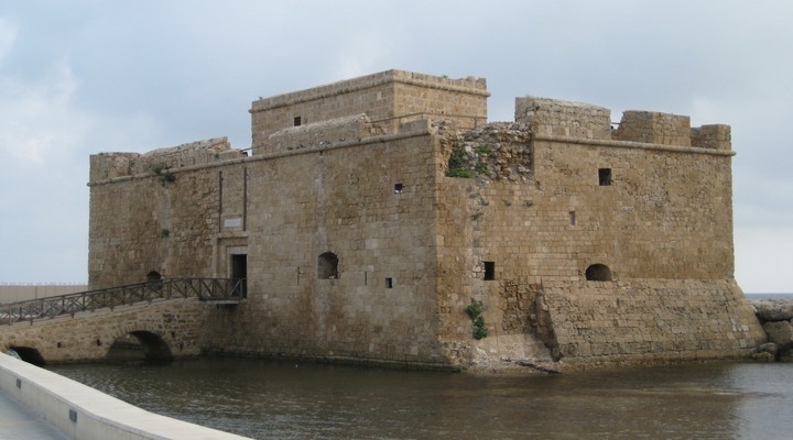 Rune van kasteel Pafos, Cyprus