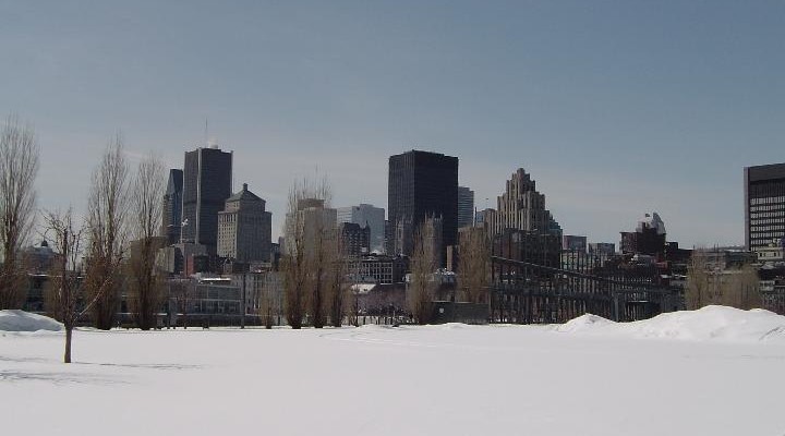 Winter in Montreal Sneeuw Canada
