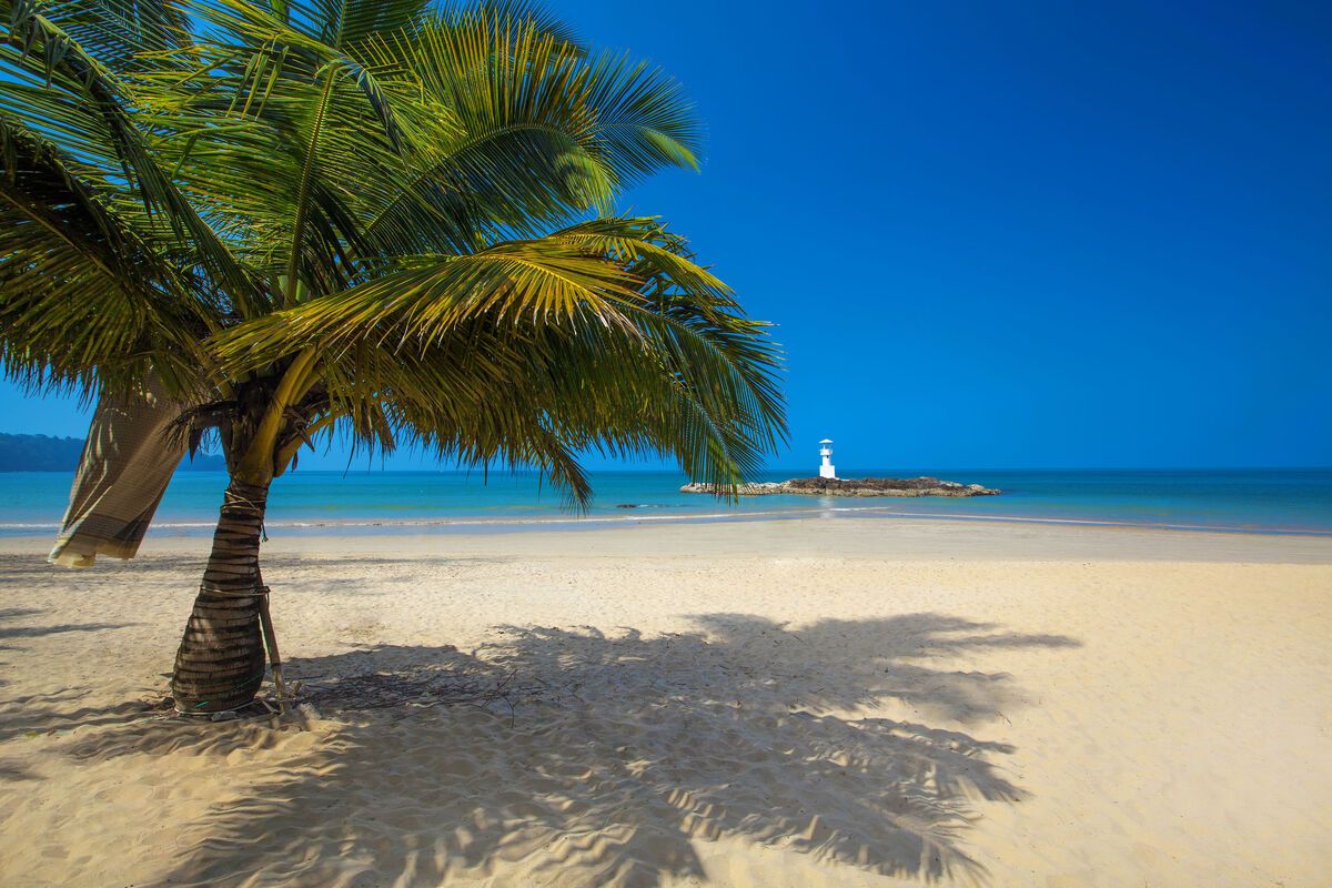 Tropisch strand in Thailand