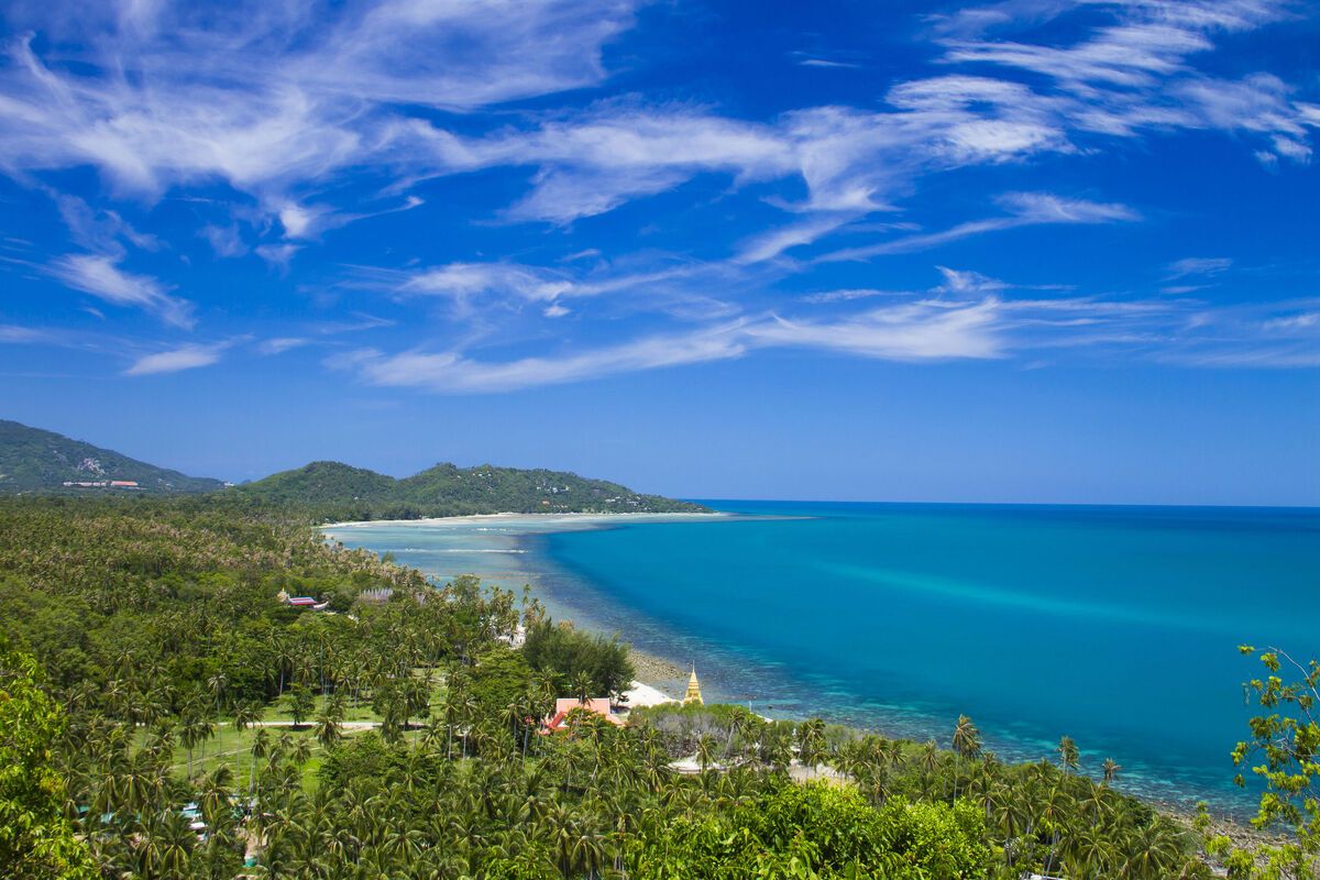 Tropisch strand Koh Samui, Thailand