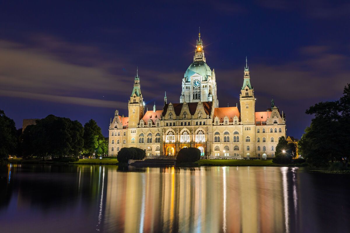 Stadhuis van Hannover, Duitsland, Nedersaksen