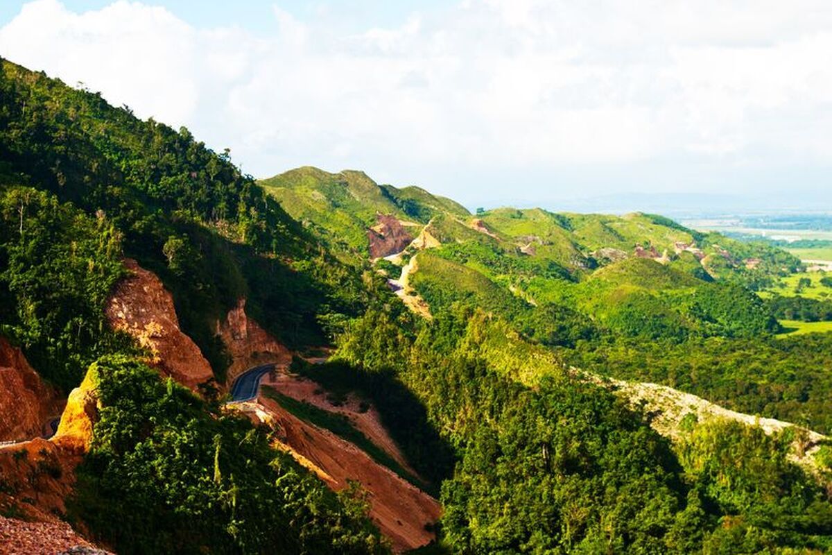 Berglandschap Dominicaanse Republiek