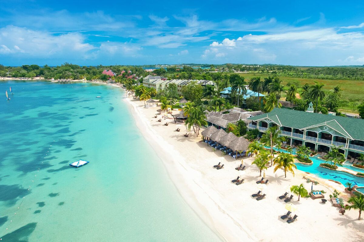 Het strand van Jamaica