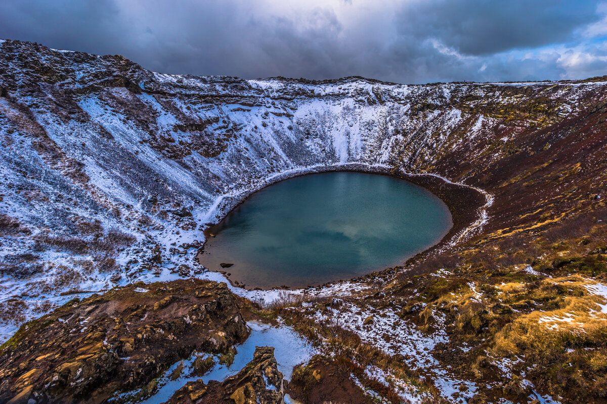 Het Kerid kratermeer