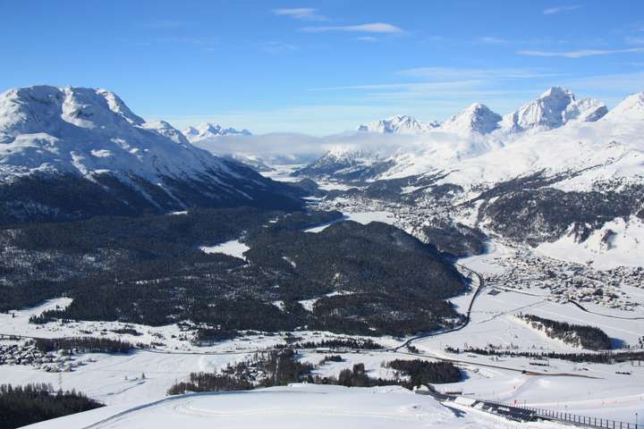 Mouttas Muragl, Graubunden, Zwitserland