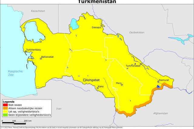 Reisadvies: Is Turkmenistan een veilig vakantieland?
