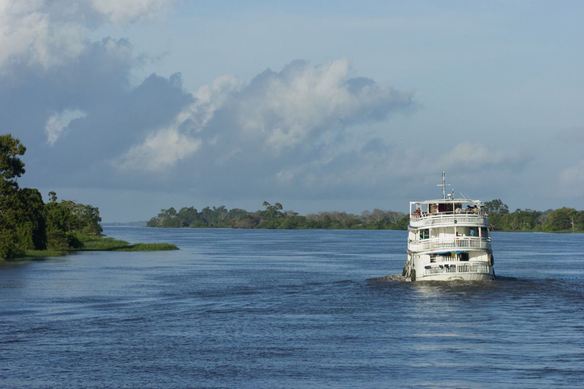 Manaus, bootje Amazone-gebied