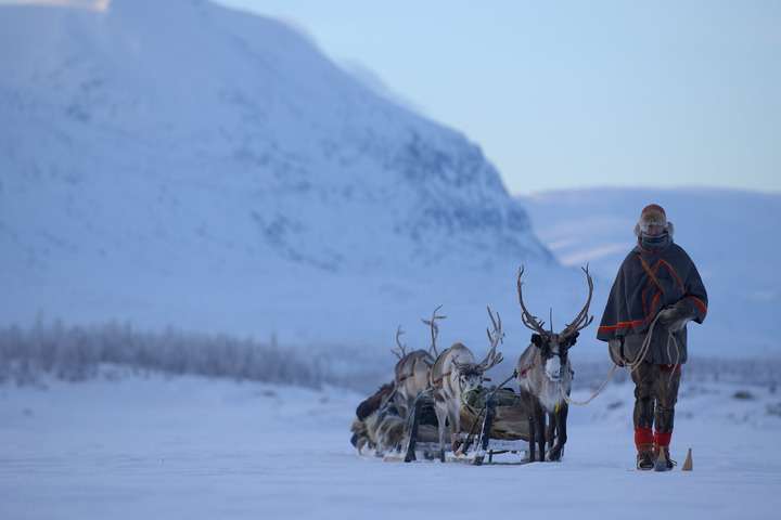 Een Sami in Zweeds Lapland ©Staffan Widstrand