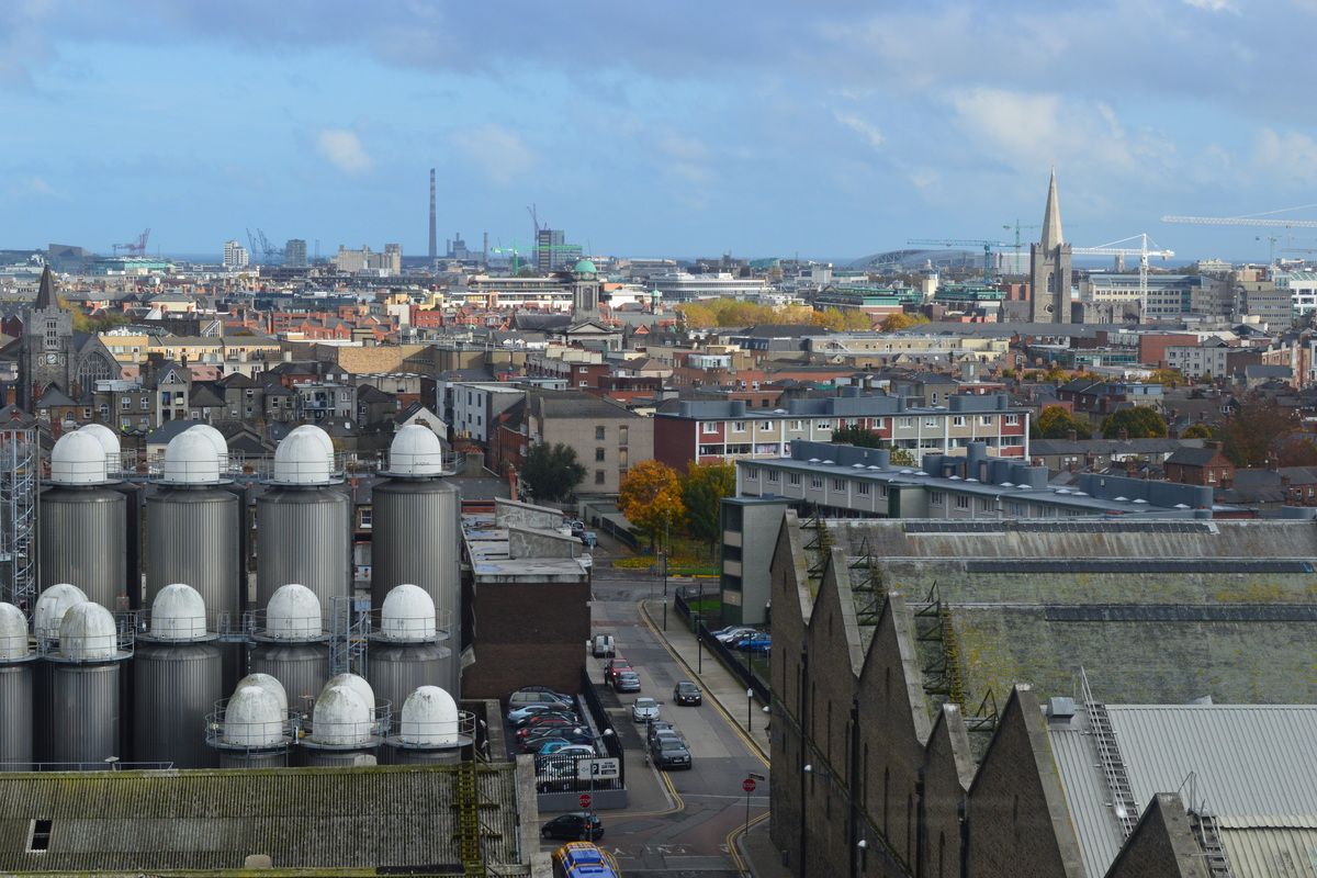 Uitzicht Guinness Storehouse