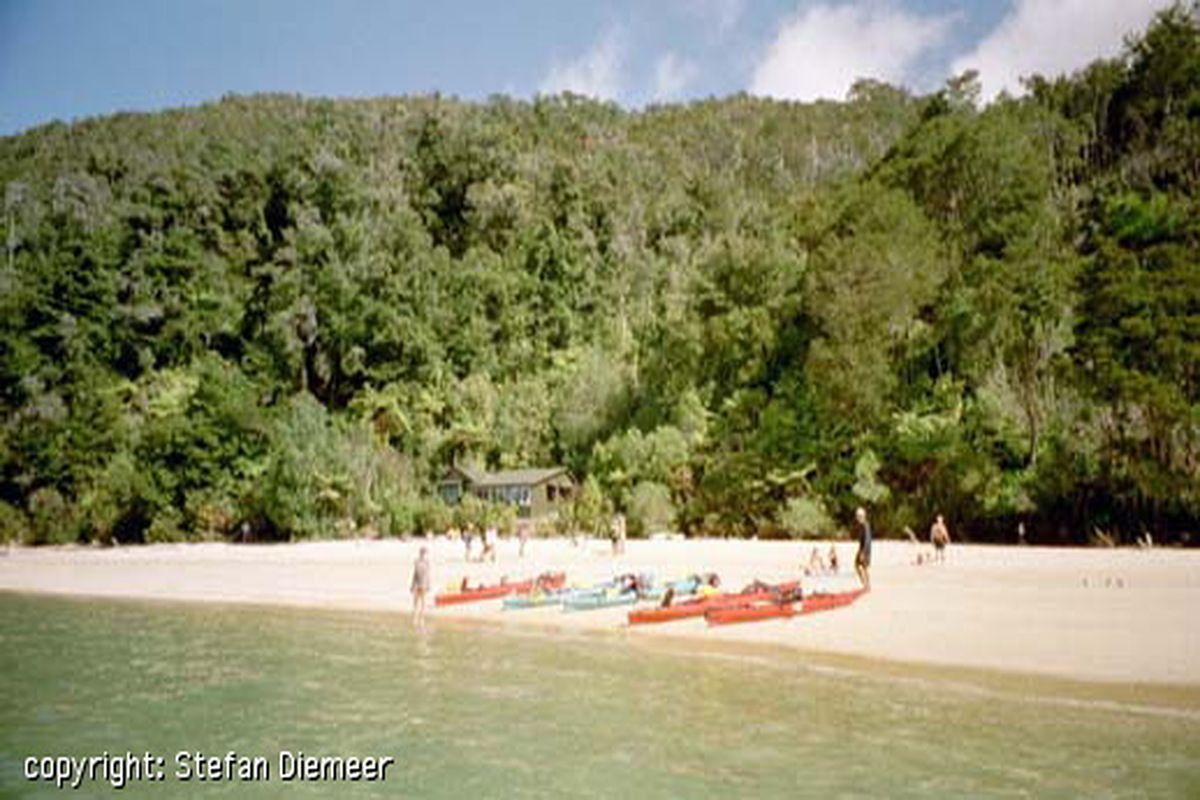 Kayakken Abel Tasman, rondreis Nieuw-Zeeland