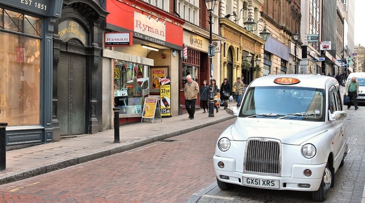 Winkelstraat Birmingham Engeland