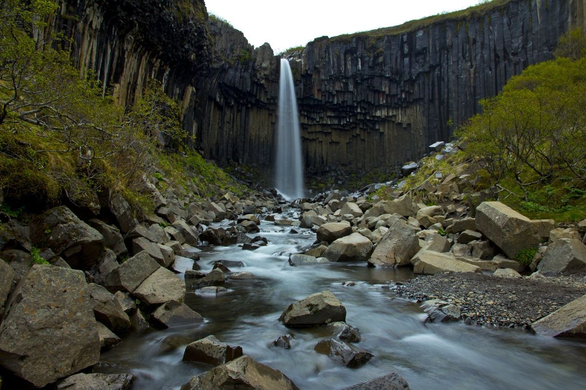 Svartifoss: de zwarte waterval