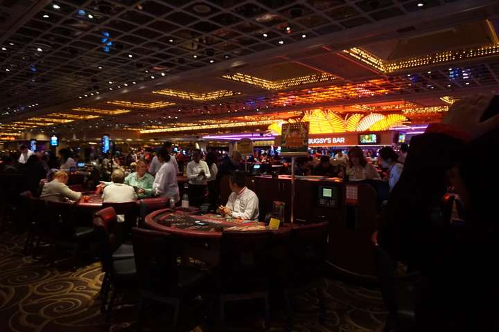 De casinovloer van het Flamingo resort