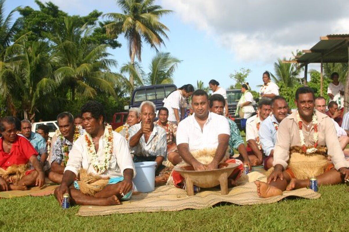 Kava ceremonie in Tonga
