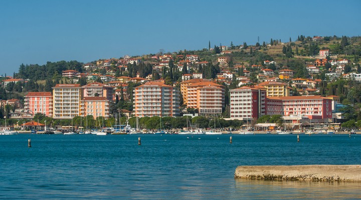 Portoroz aan de Adriatische Zee