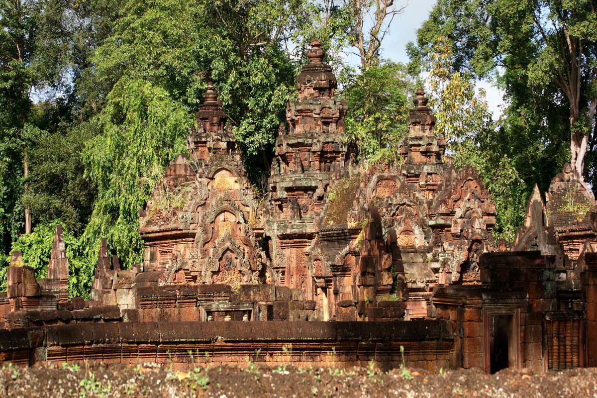 Banteay Srei, historische tempel in Cambodja